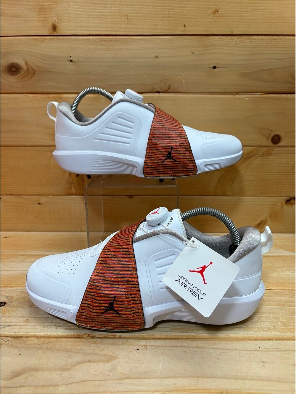 Nike Air Jordan Air Rev Golf Shoes Mens Size 8.5 White Infrared 23 FV6338-102